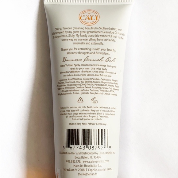 Cali Cosmetics Foot Cream 2.5 fl oz - Picture 4 of 5